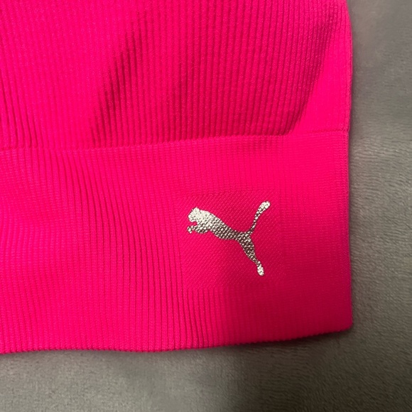 Puma Women's Pink Sports Bra - Picture 2 of 3